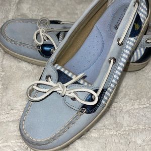 Sperry Topsiders Light Blue Size 8S - Never worn